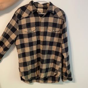 Warm Lucky Brand Gingham flannel